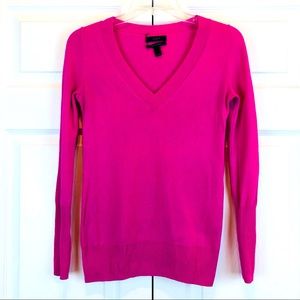 J Crew Italian Cashmere V Neck Sweater